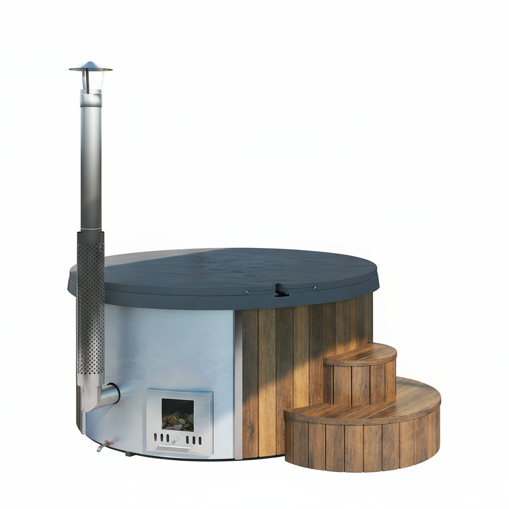 Wood-Burning Hot Tub - Natural