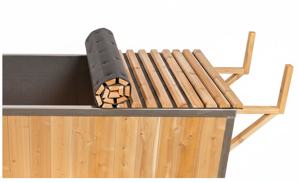 Starlight Knotty Cedar Roll Up Cover